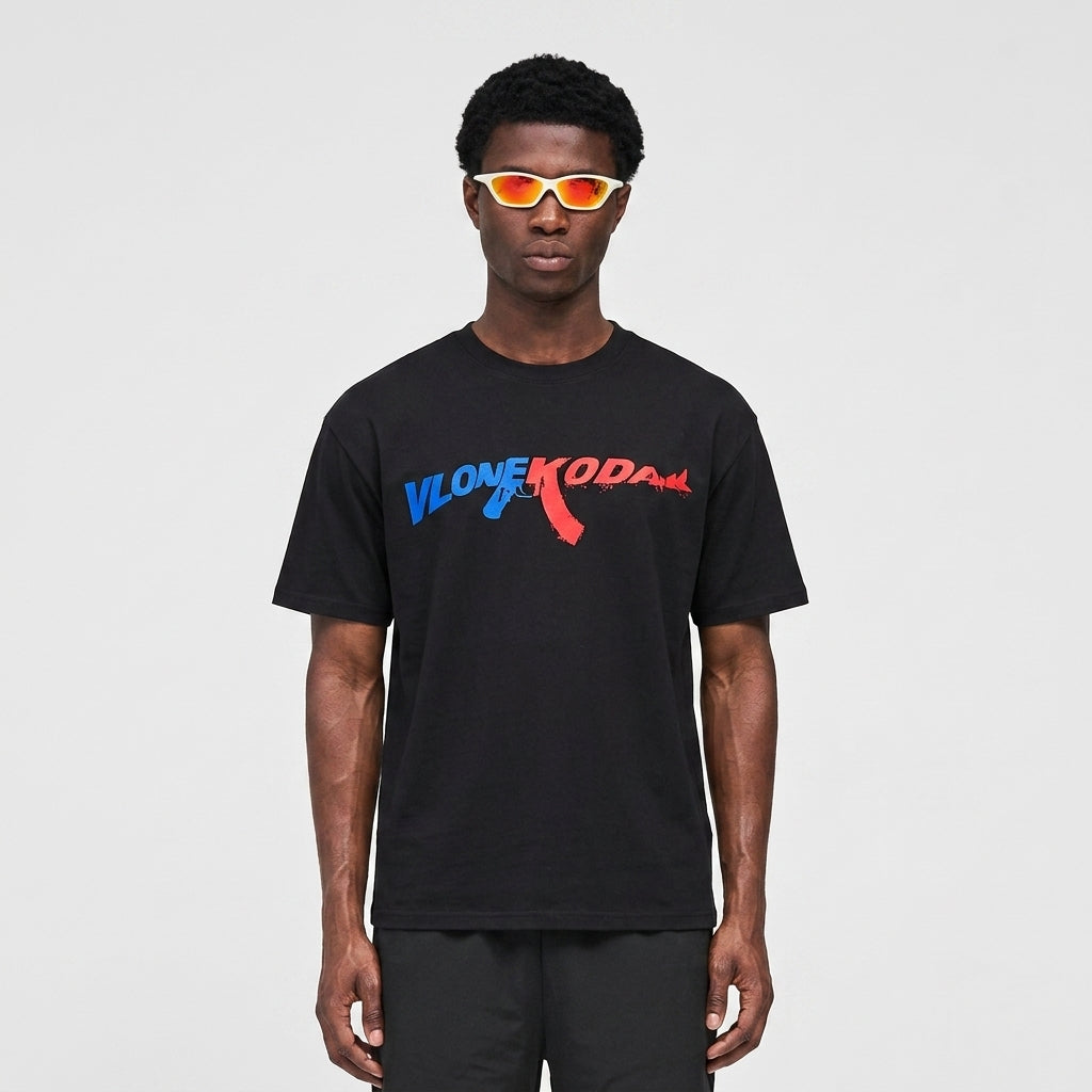 Kodak Black x Vlone 47 T-shirt Black
