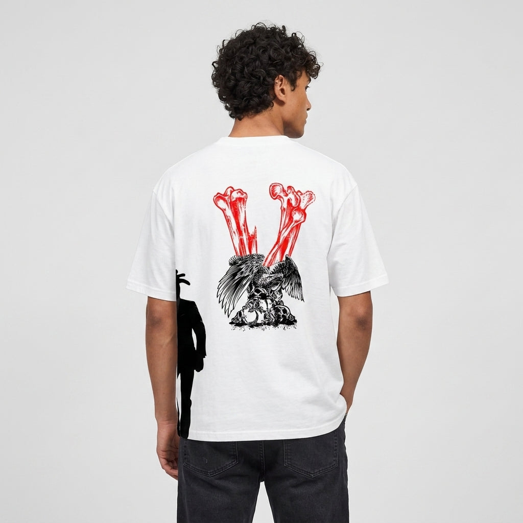 Kodak Black x Vlone Vulture T-shirt White