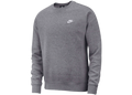 Nike Sportswear Club Fleece Crewneck Charcoal Heather/White