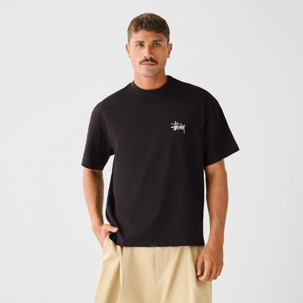 Stussy Basic Pigment Dyed T-Shirt Black