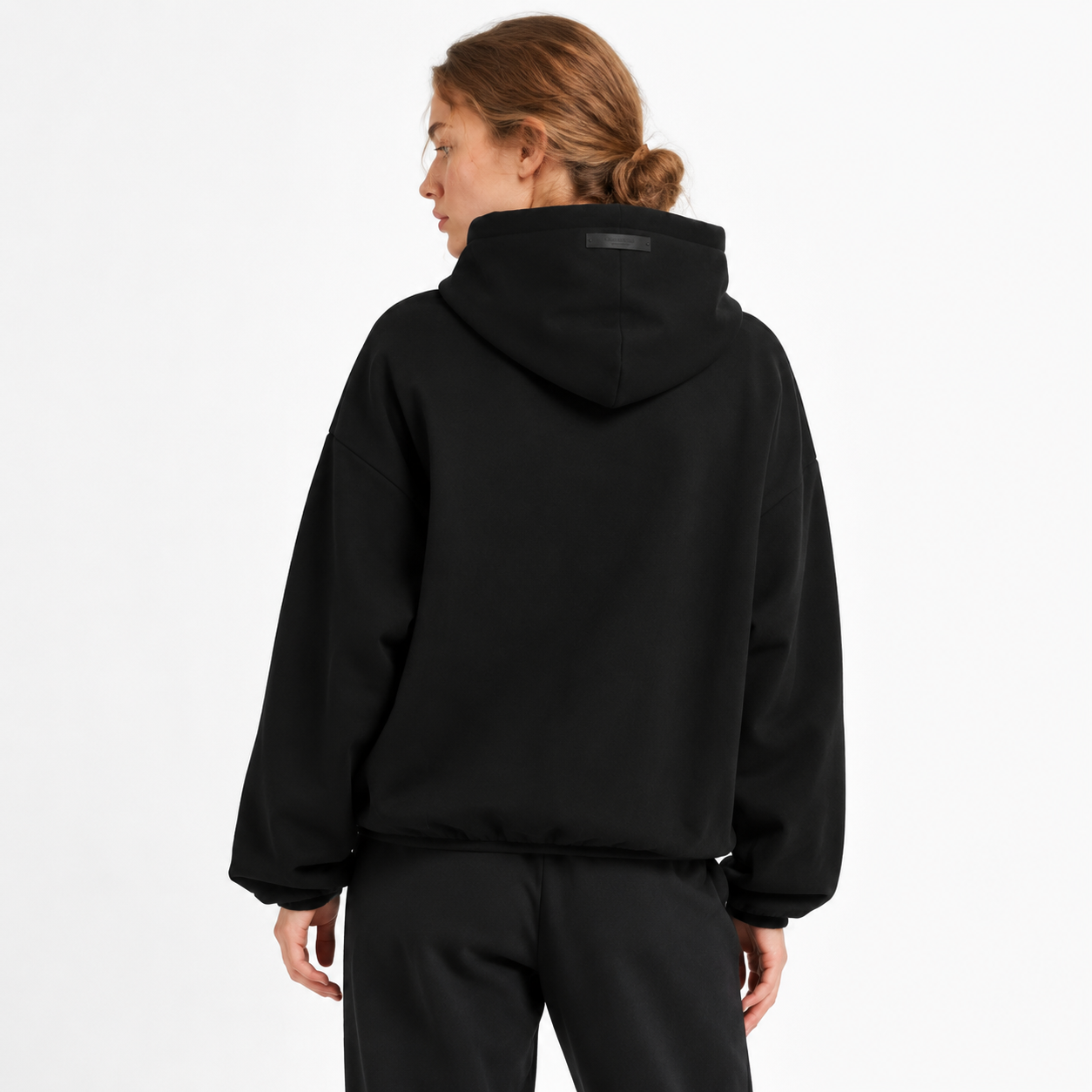 Fear of God Essentials NBA Hoodie Black Grey