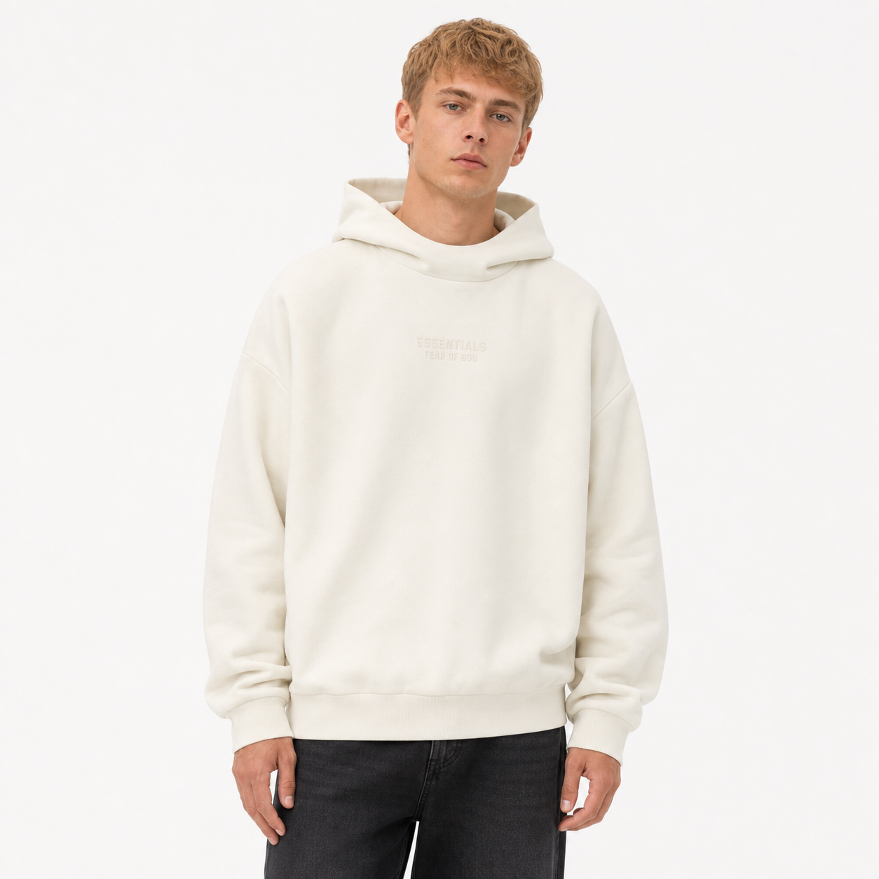 Fear of God Essentials Hoodie Cloud Dancer