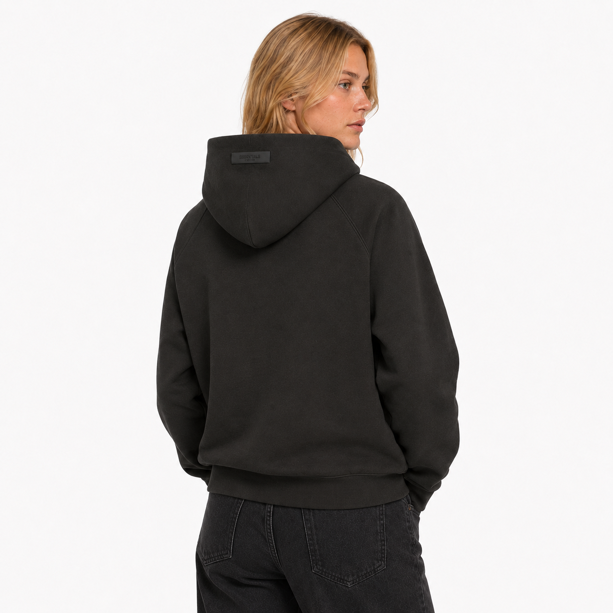 Fear of God Essentials Hoodie Off Black