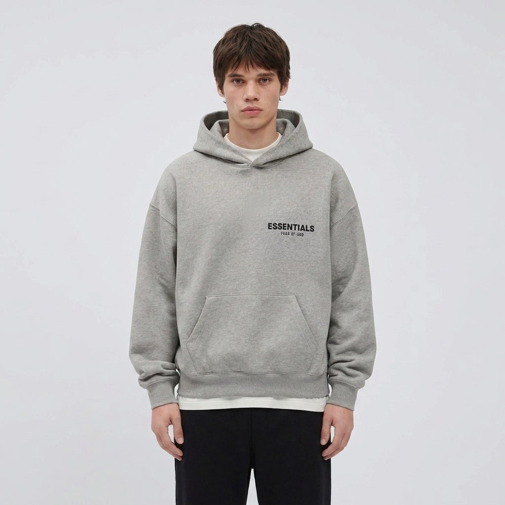 Fear of God Essentials Hoodie Dark Oatmeal - Sneak
