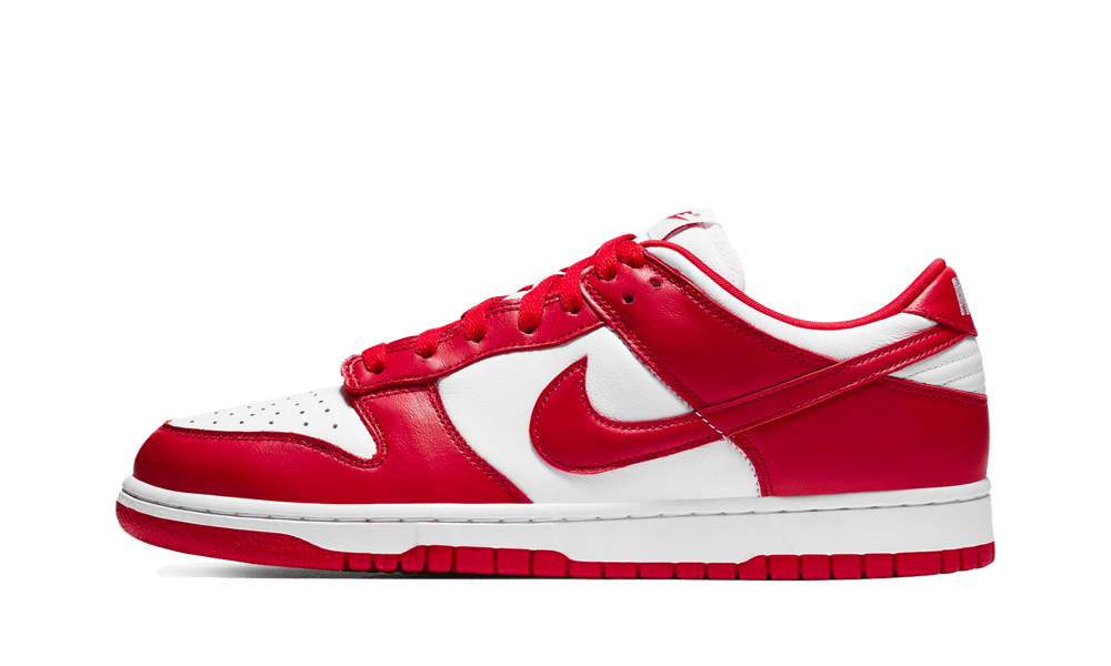 Nike Dunk Low SP St. John's, White/University Red (CU1727-100)