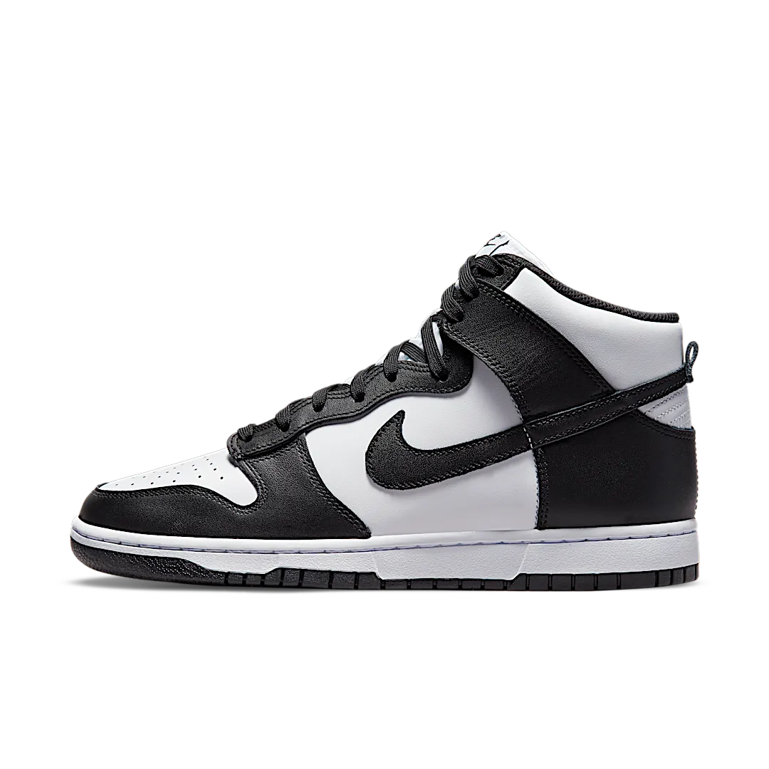 Nike Dunk High Panda Black White (2021/2024), White/Black-Total Orange (DD1399-105)