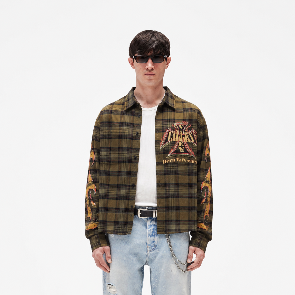 Vale Forever Reborn Flannel Green