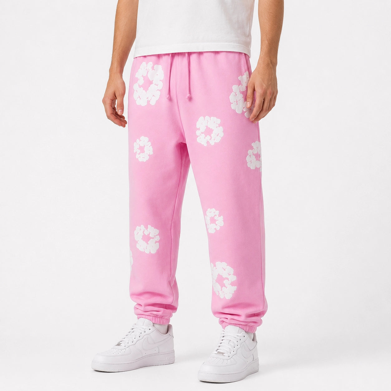 Denim Tears The Cotton Wreath Sweatpants Pink