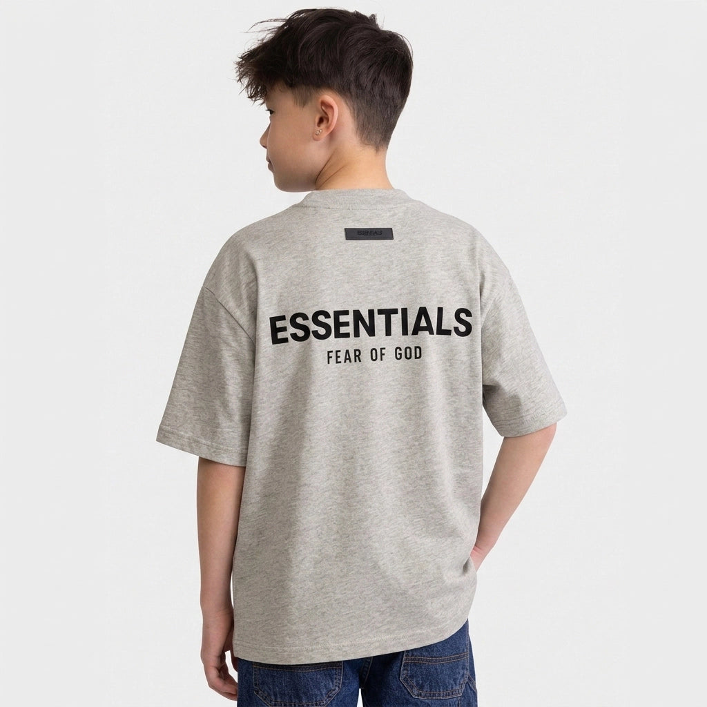 Fear of God Essentials T-shirt Dark Oatmeal (Kids)