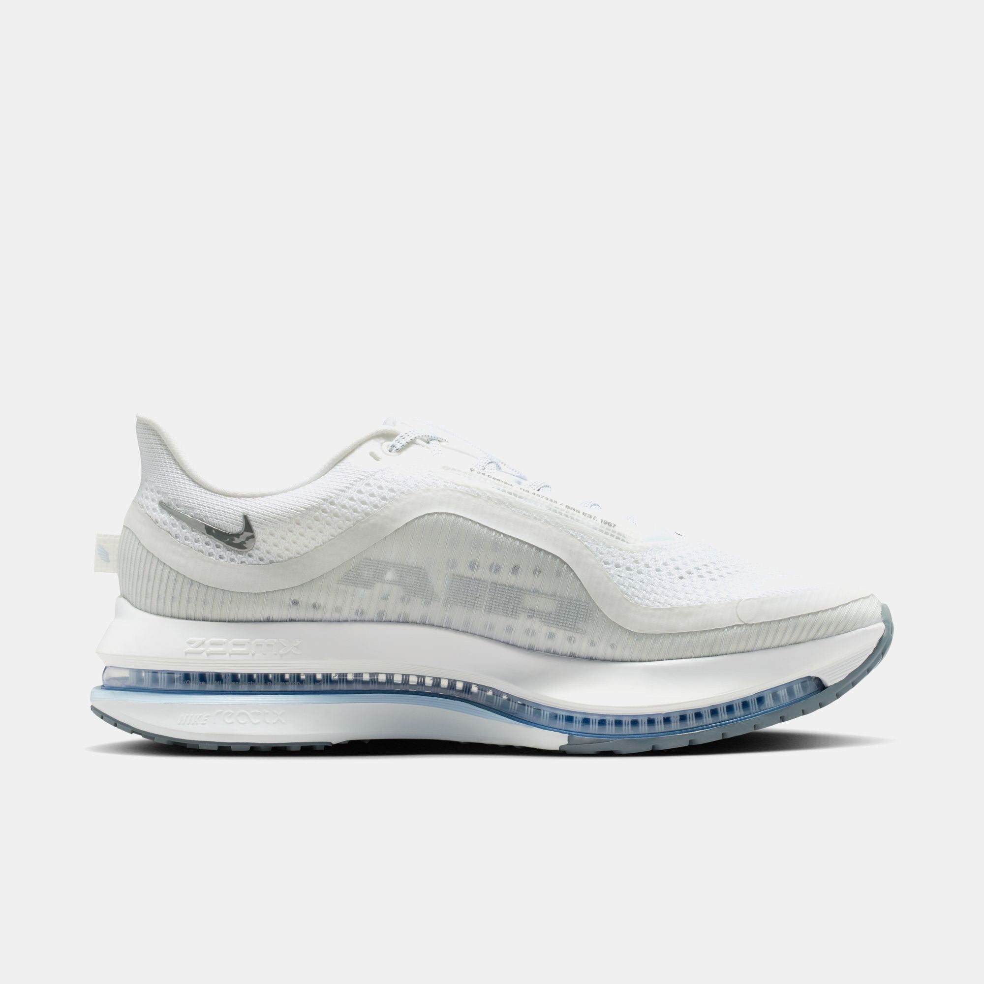 Nike Pegasus Premium Road Running Shoes White/Grey Fog/Hydrogen Blue/Aluminum