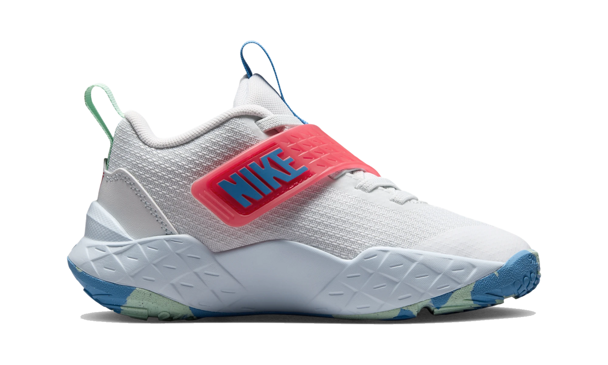 Nike Team Hustle D 12 Off-White/Aurora Blue/Tropical Pink/Arctic Green