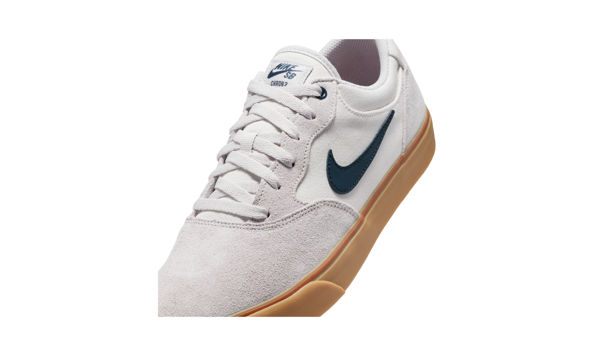Nike SB Chron 2 Skate Shoe Vast Grey/Dark Russet/Gum Light Brown/Armoury Navy