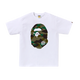 BAPE 1st Camo Big Ape Head T-Shirt White Green