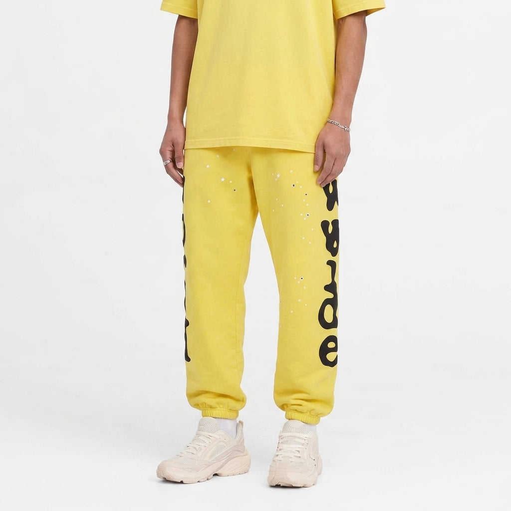 Sp5der Beluga Sweatpants Red/Black