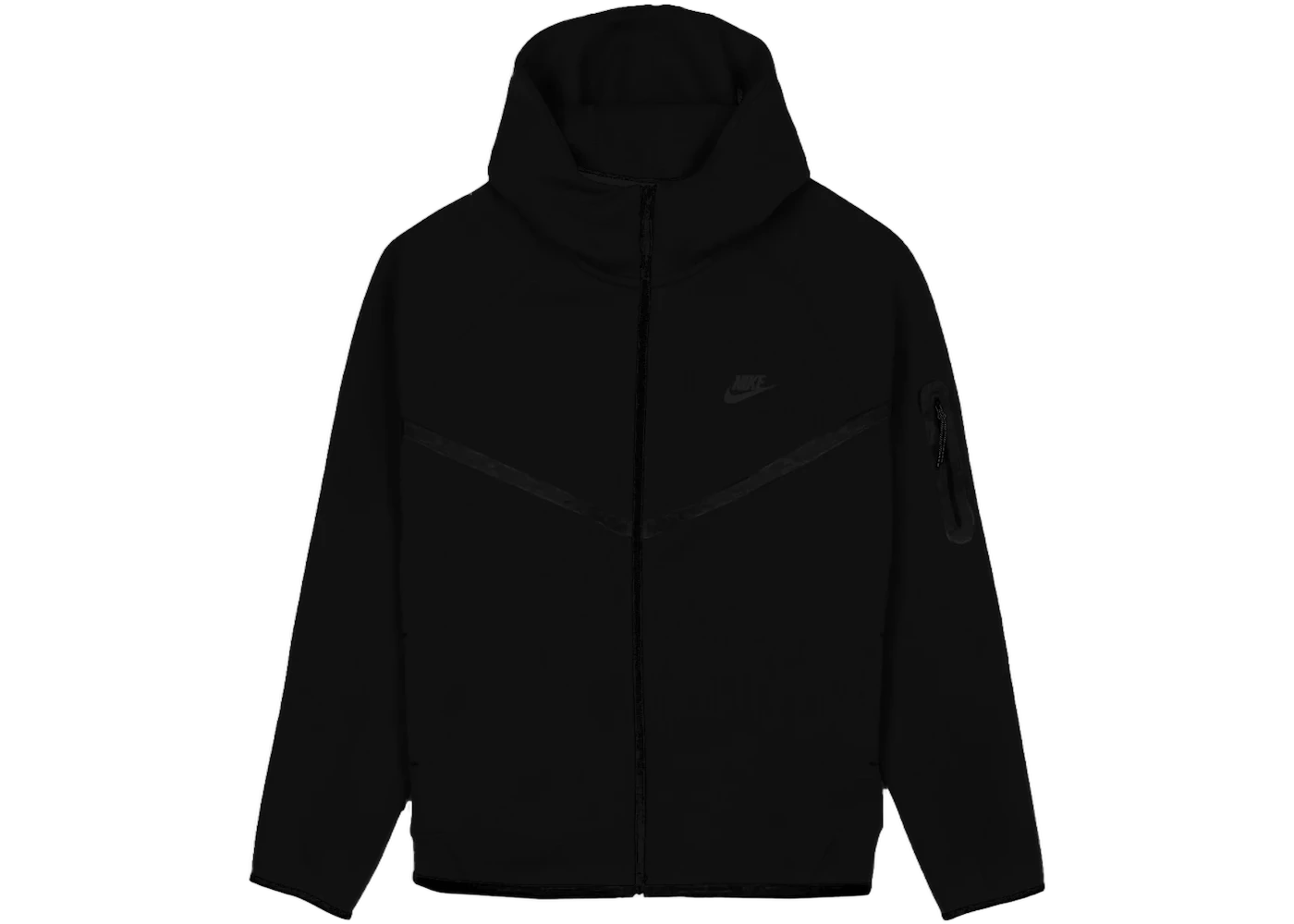 Nike Sportswear Tech Fleece Windrunner Full Zip Hoodie (FW24) Black/Black