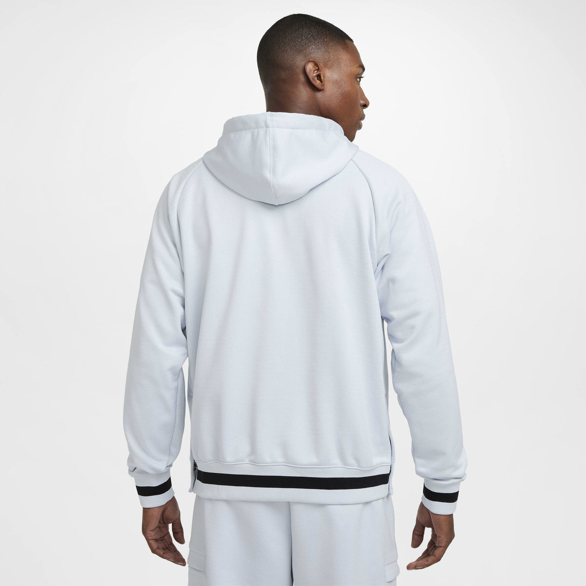 Nike DNA Therma-FIT 1/4-Zip Basketball Hoodie Pure Platinum/Black