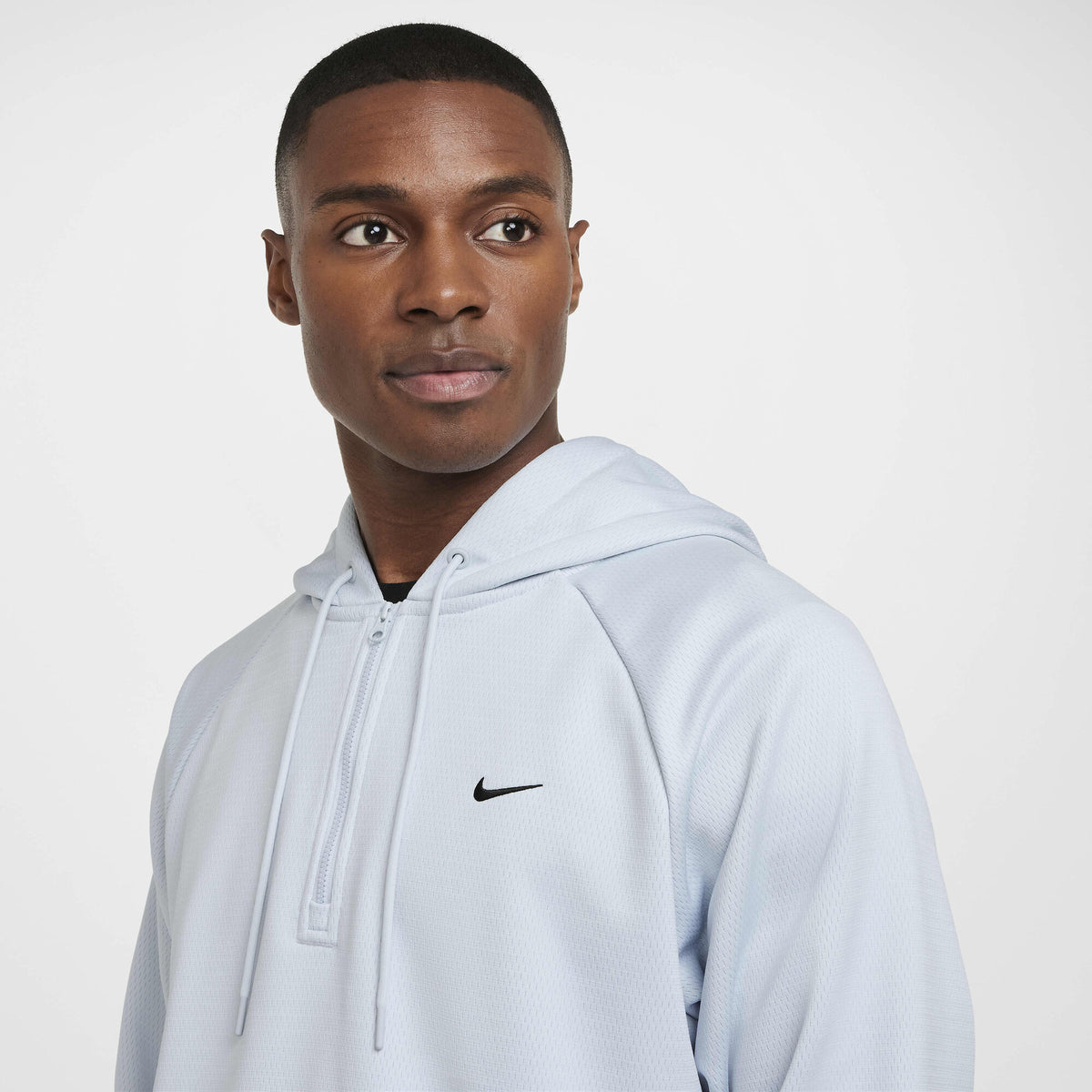 Nike DNA Therma-FIT 1/4-Zip Basketball Hoodie Pure Platinum/Black - Sneak