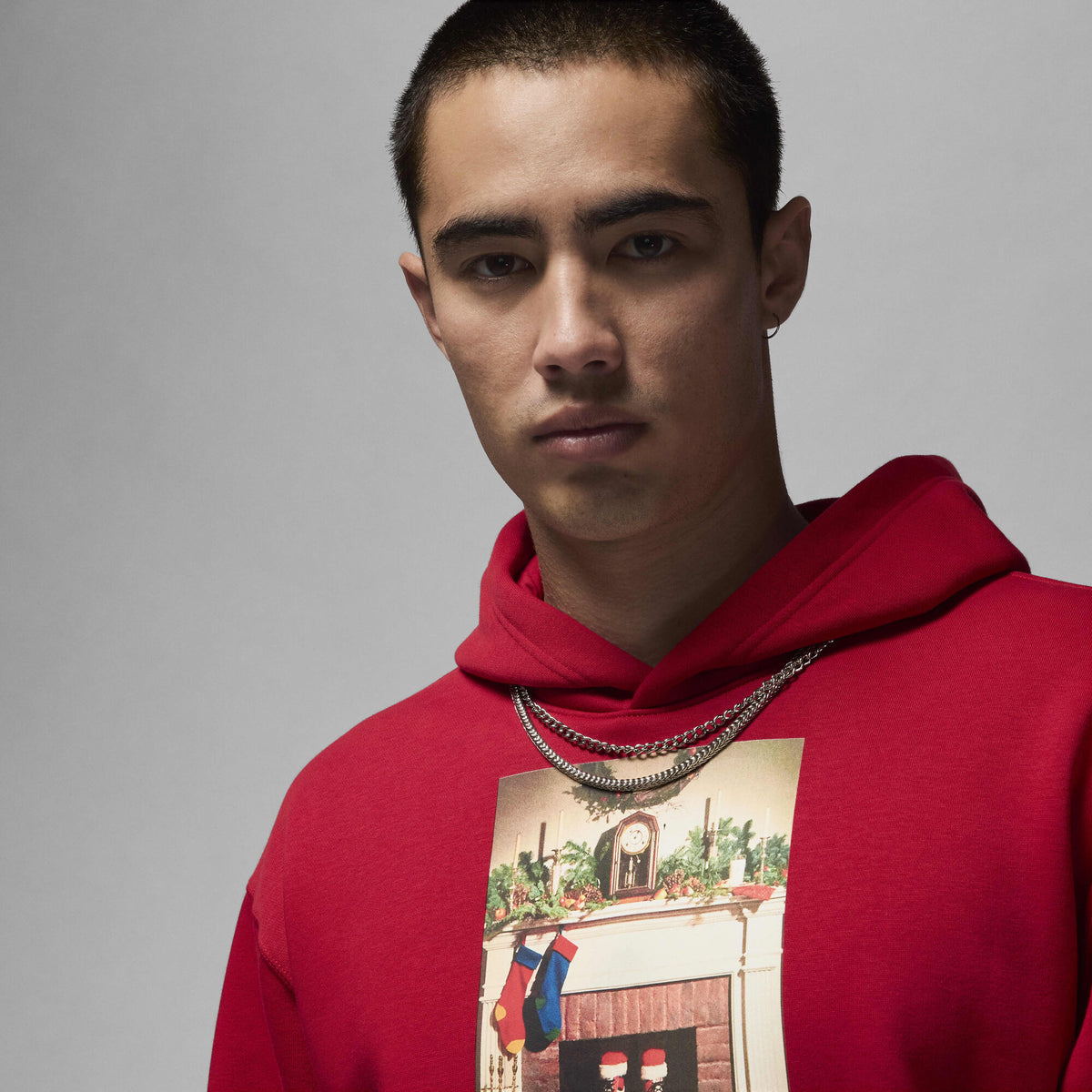 Air Jordan Jumpman 'Chimney' Fleece Pullover Hoodie Gym Red/Black - Sneak