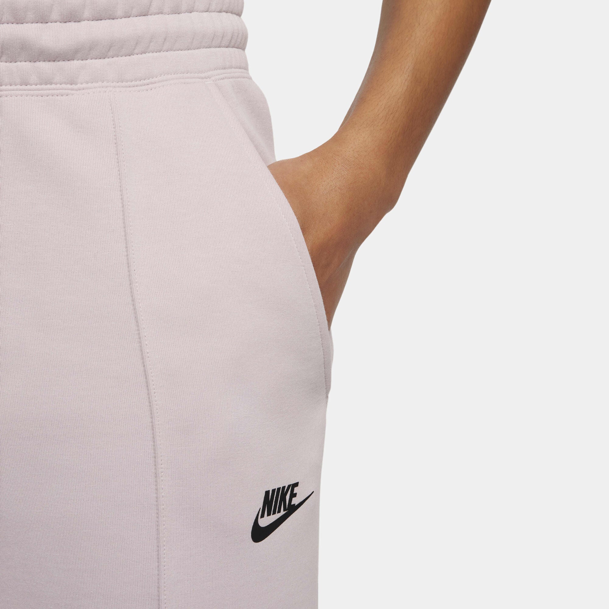 Nike Sportswear Tech Fleece Mid-Rise Joggers Platinum Violet/Black