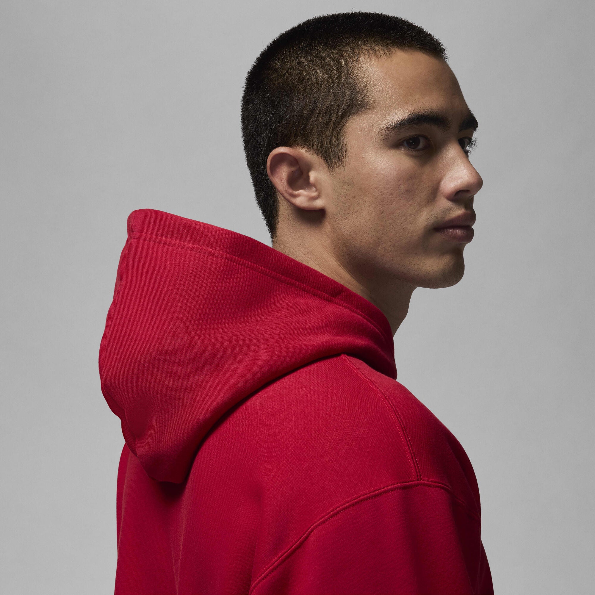 Air Jordan Jumpman 'Chimney' Fleece Pullover Hoodie Gym Red/Black