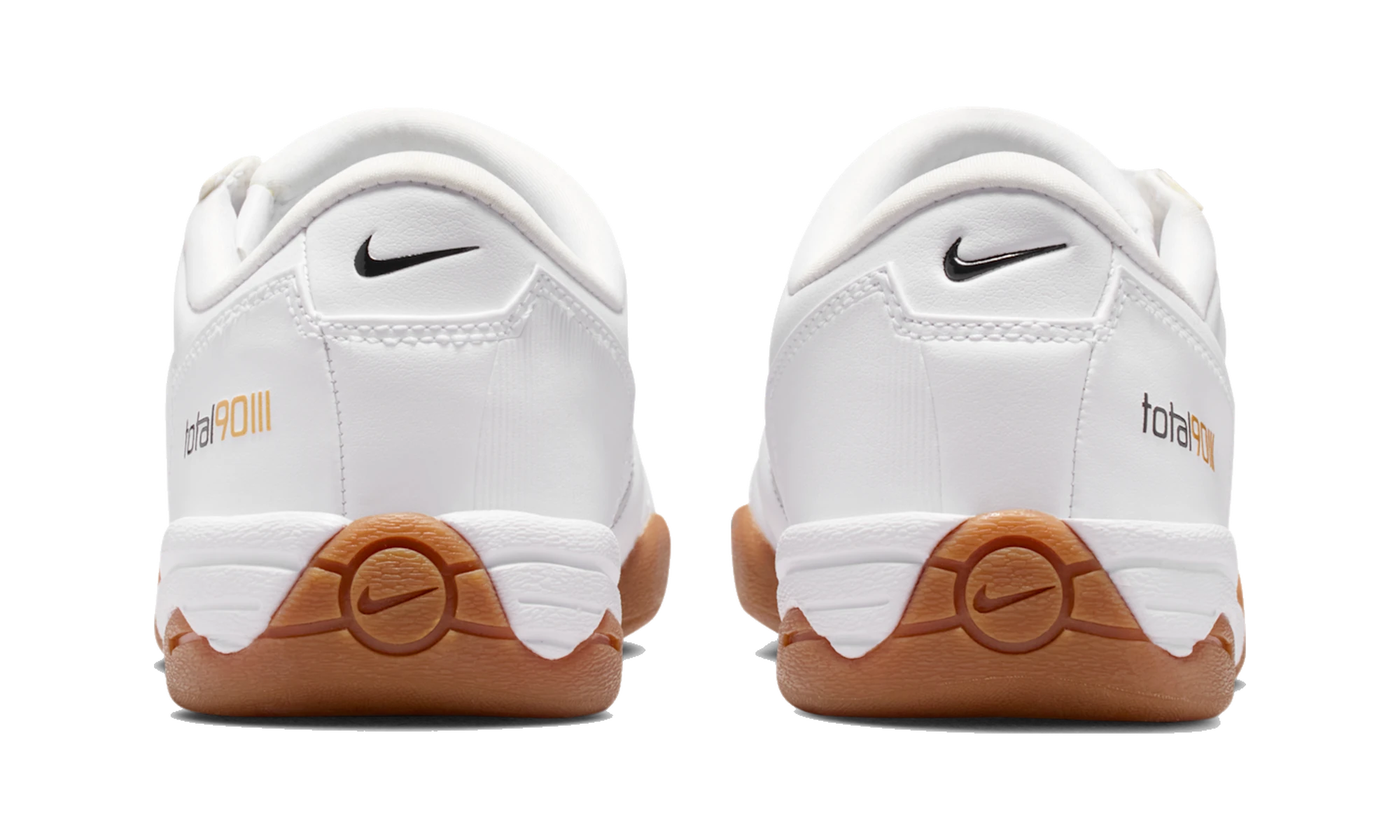 Nike Total90 White/Gum Medium Brown/Metallic Gold/Black