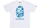 BAPE ABC Camo T-Shirt White Blue