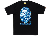 BAPE A Bathing Ape ABC Camo T-Shirt Black Blue