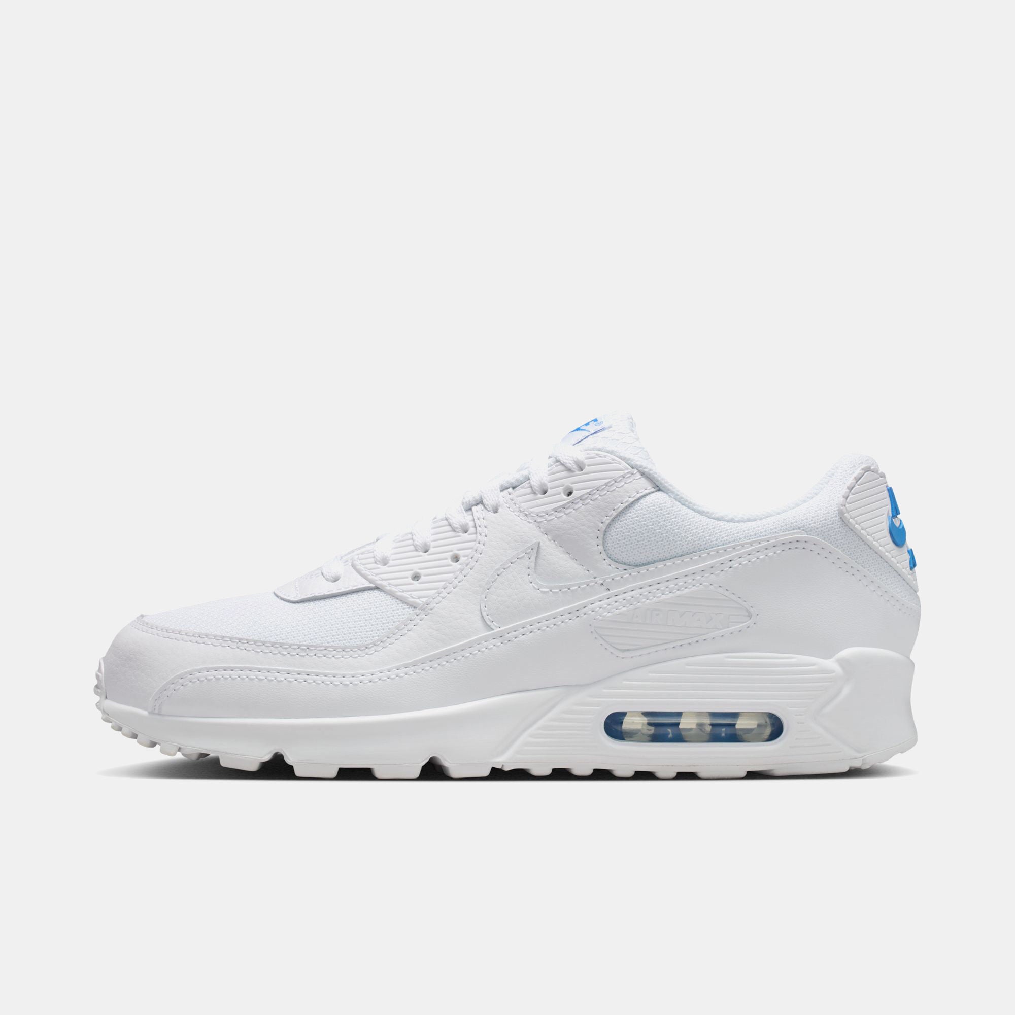 Nike Air Max 90 White/White/Blue Crystal