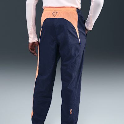 F.C. Barcelona Third Nike Total 90 Football Woven Tracksuit Bottoms Midnight Navy/Bright Mango/Bright Mango