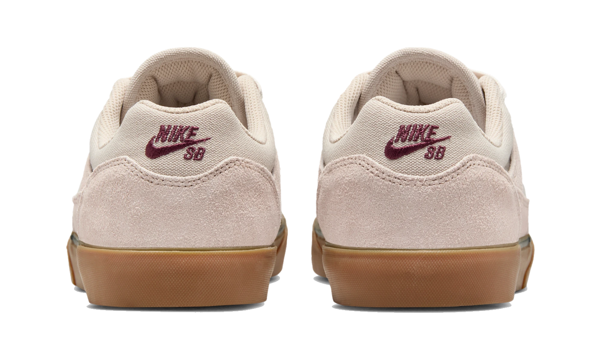 Nike SB Malor Skate Shoes Cream II/Phantom/Gum Medium Brown/Burgundy Crush