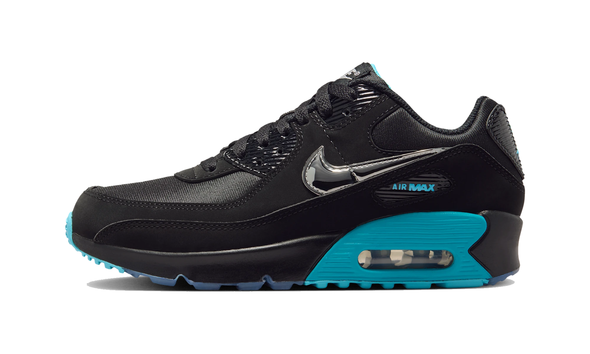 Nike Air Max 90 SE Black/Gamma Blue/Ice/Chrome