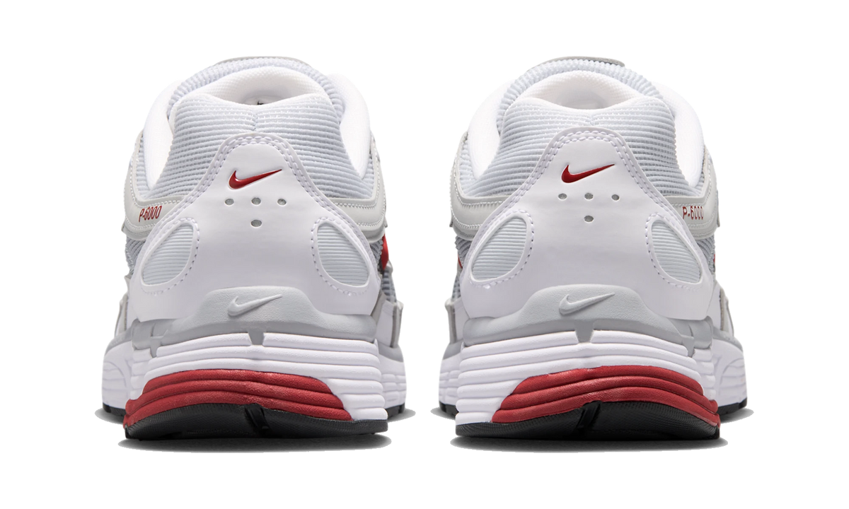 Nike P-6000 White/Pure Platinum/Wolf Grey/Dune Red