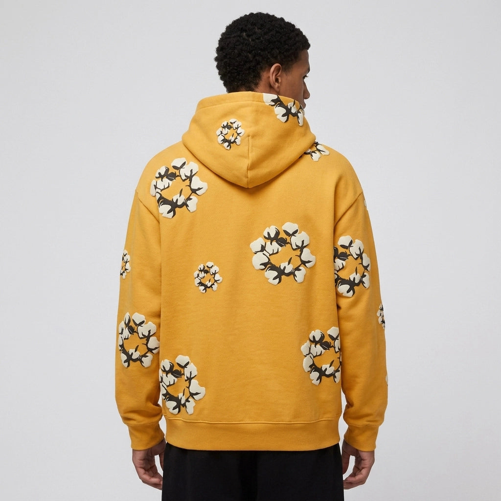 Denim Tears x CPFM Cactus Tears Wreath Hoodie Yellow