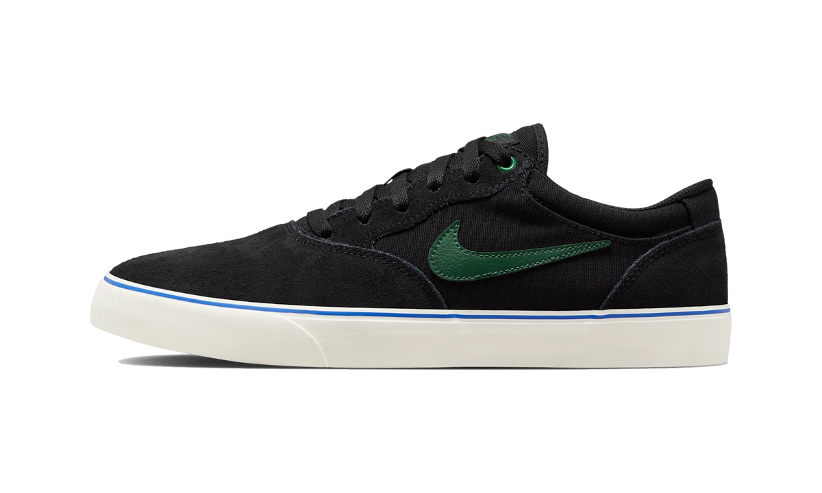 Nike SB Chron 2 Skate Shoe Black/Sail/Racer Blue/Fir