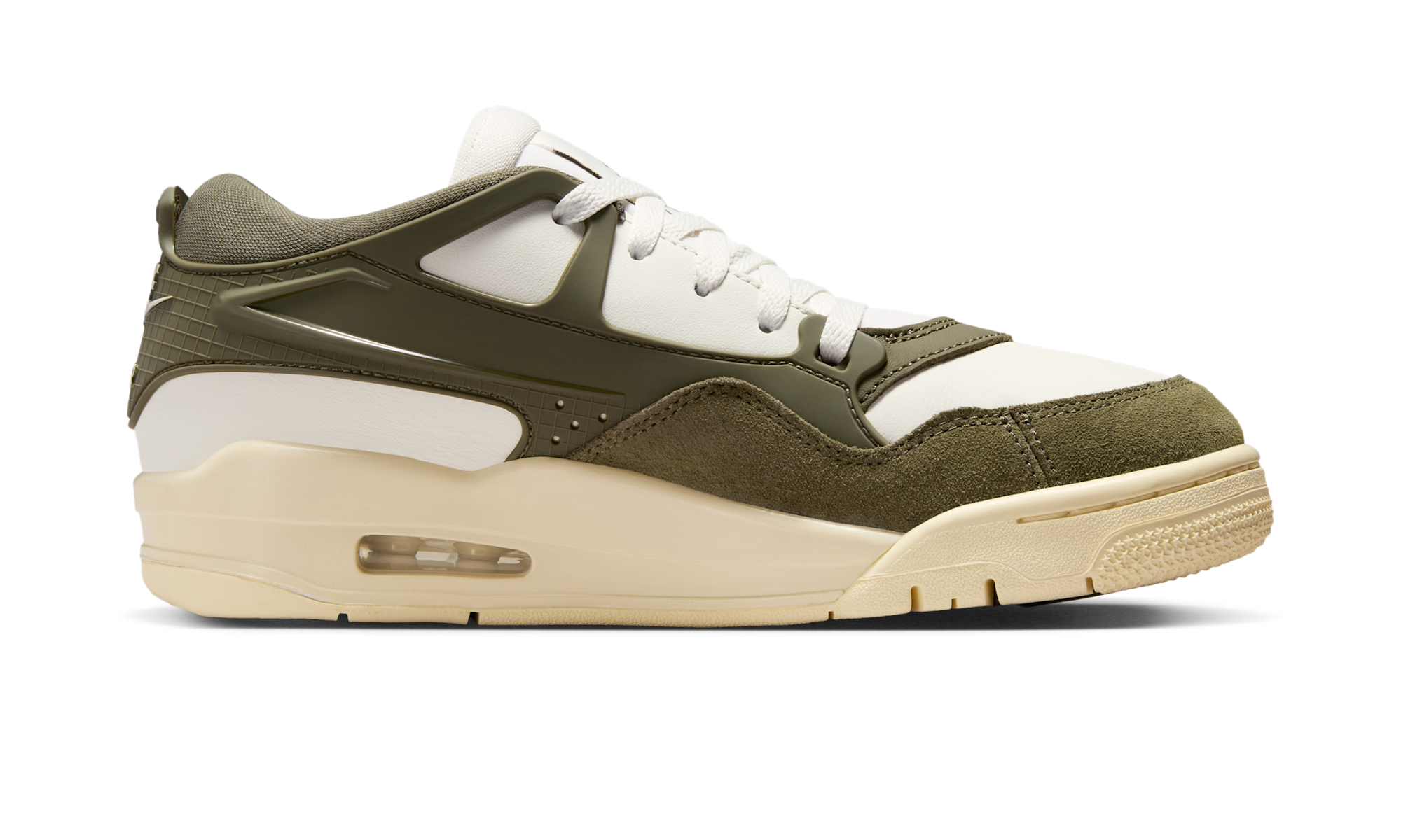 Air Jordan 4 RM Sail/Coconut Milk/Medium Olive