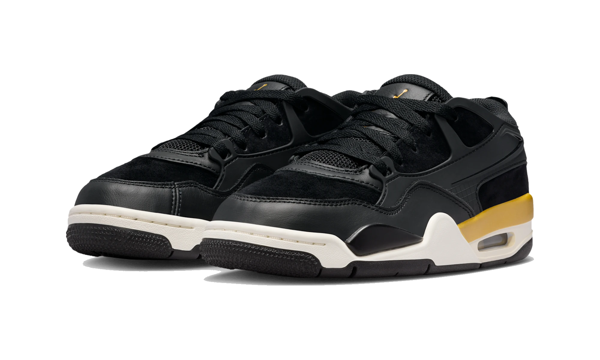 Air Jordan 4 RM Black/Sail/Team Gold/Metallic Gold