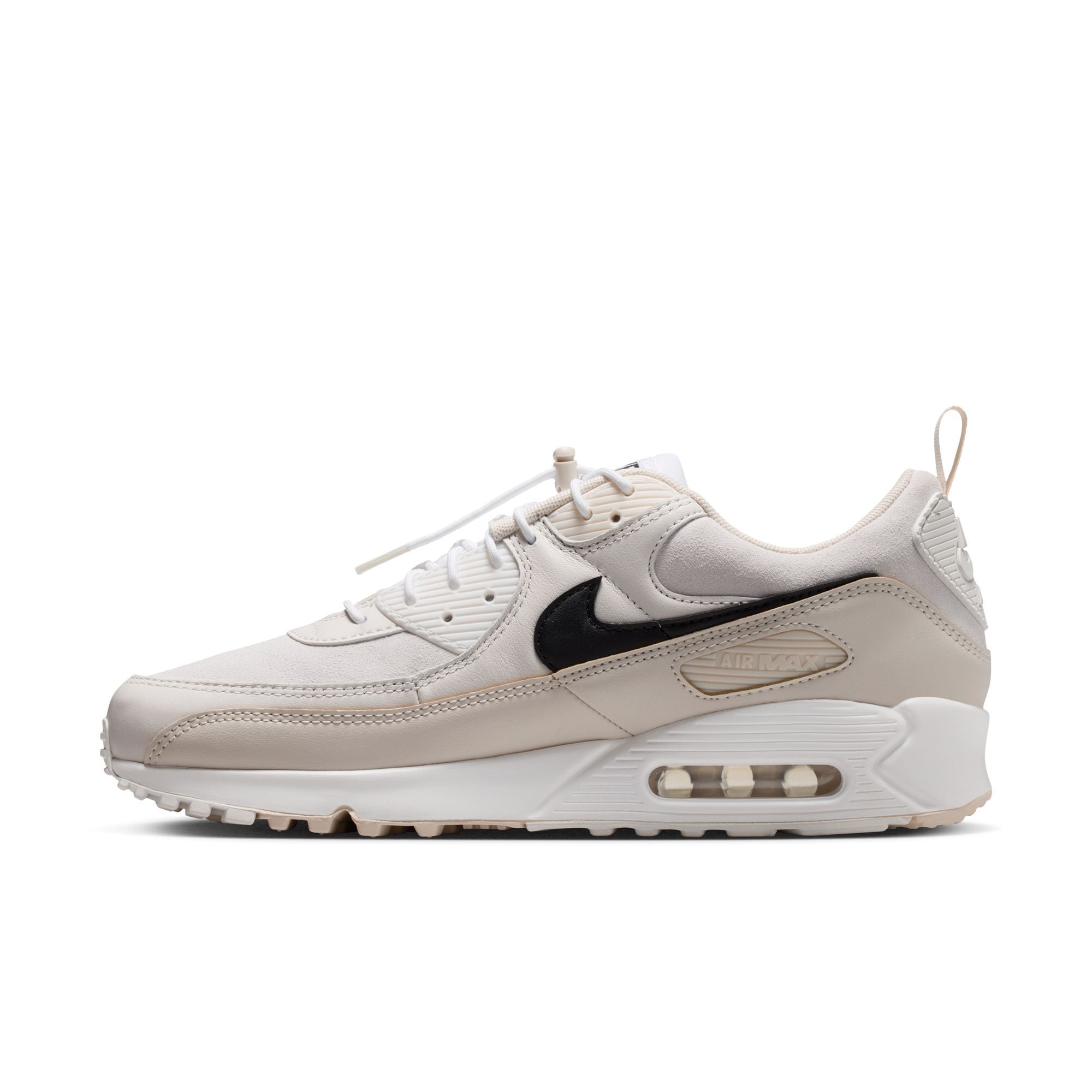 Nike Air Max 90 Mens shoes White/Black/Light Orewood Brown/Phantom