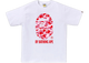 BAPE ABC Camo T-Shirt White Pink