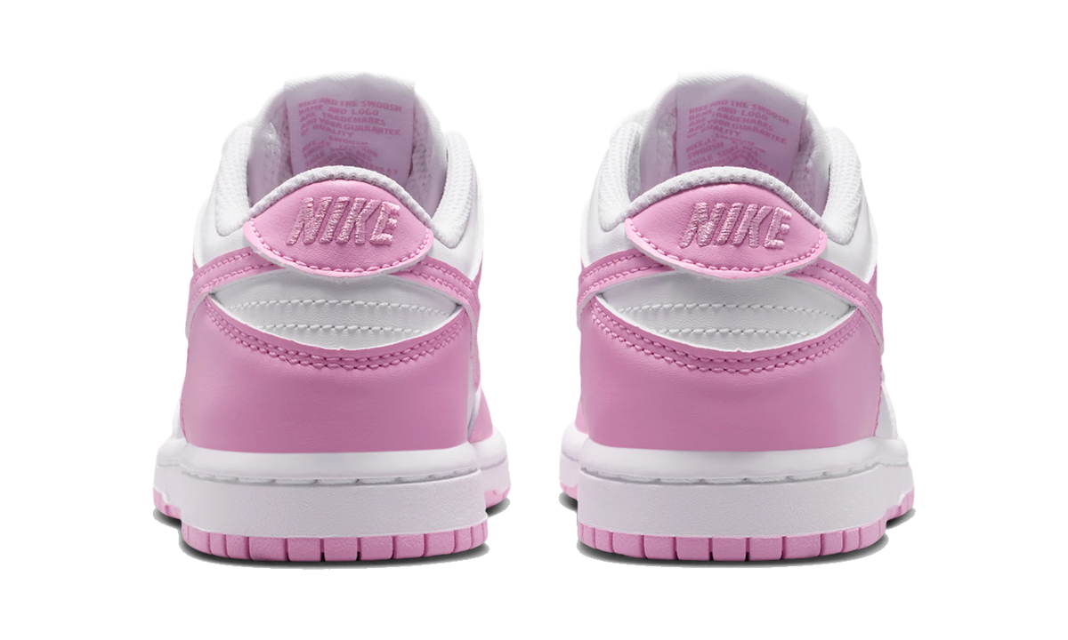 Nike Dunk Low White/White/White/Pink Rise
