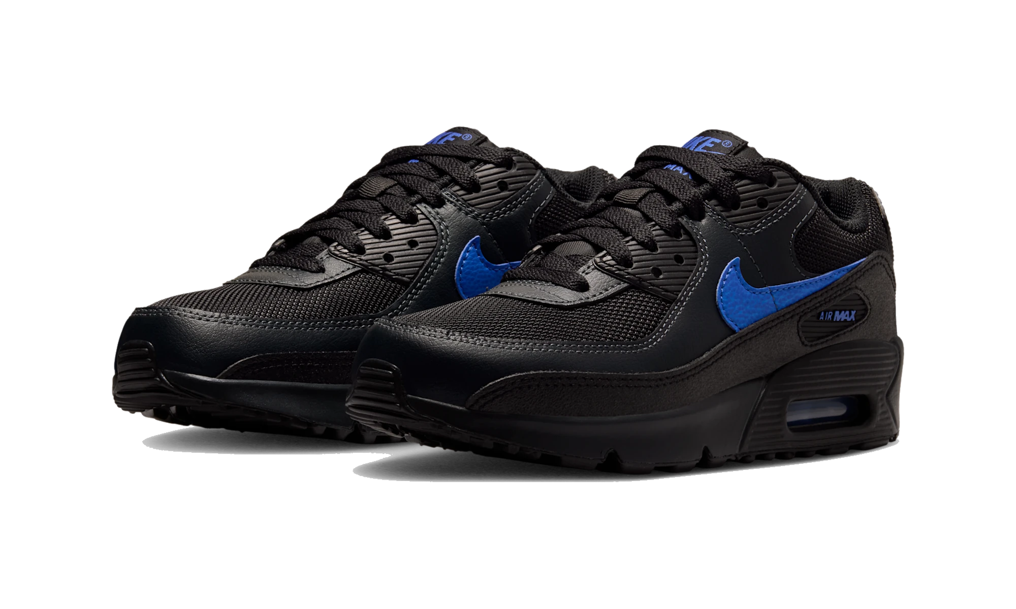 Nike Air Max 90 Black/Dark Smoke Grey/Racer Blue