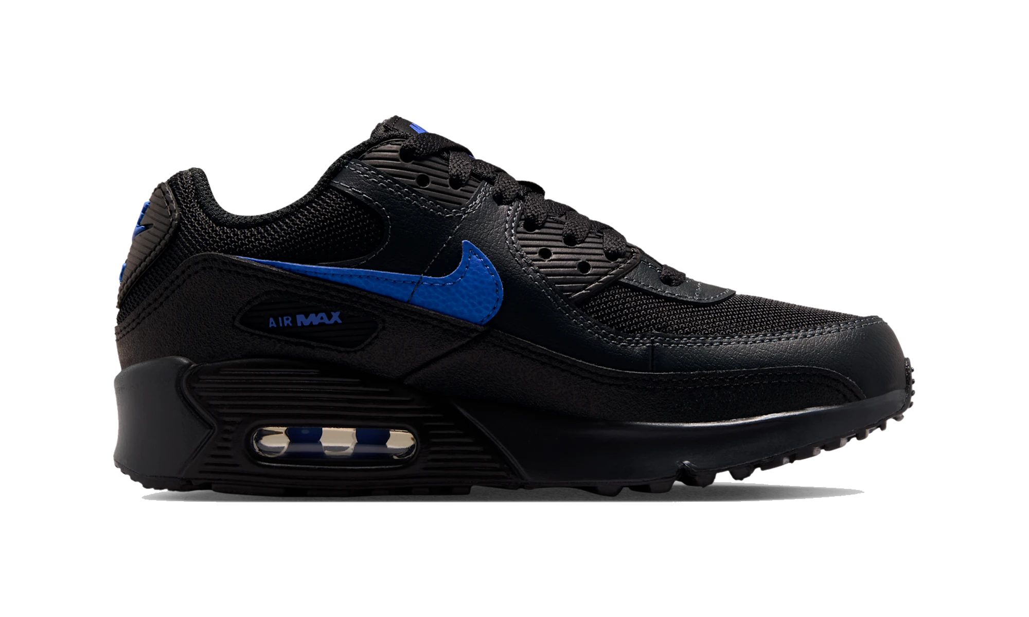 Nike Air Max 90 Black/Dark Smoke Grey/Racer Blue