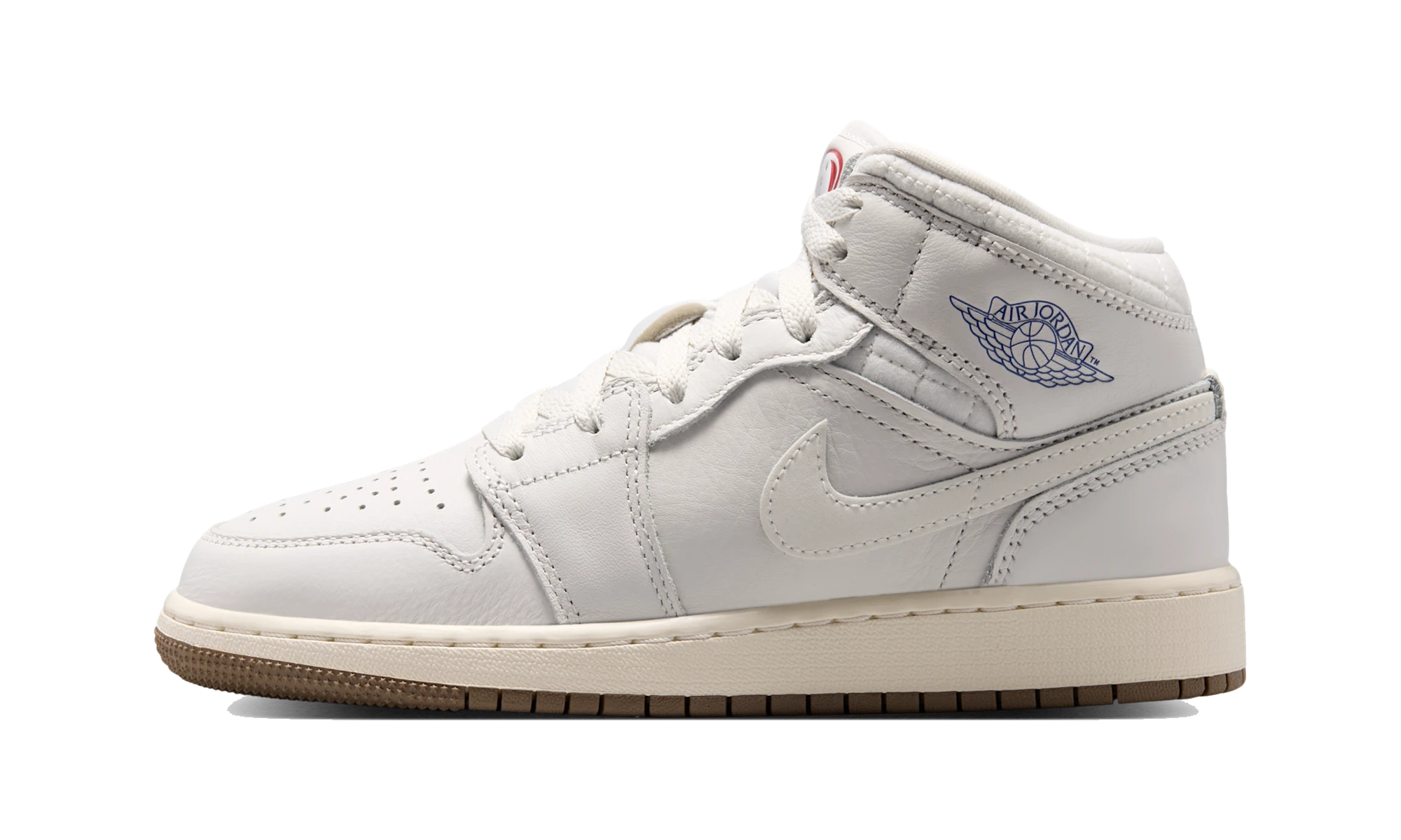 Air Jordan 1 Mid SE Phantom/Gum Dark Brown/Infrared 23/Sail