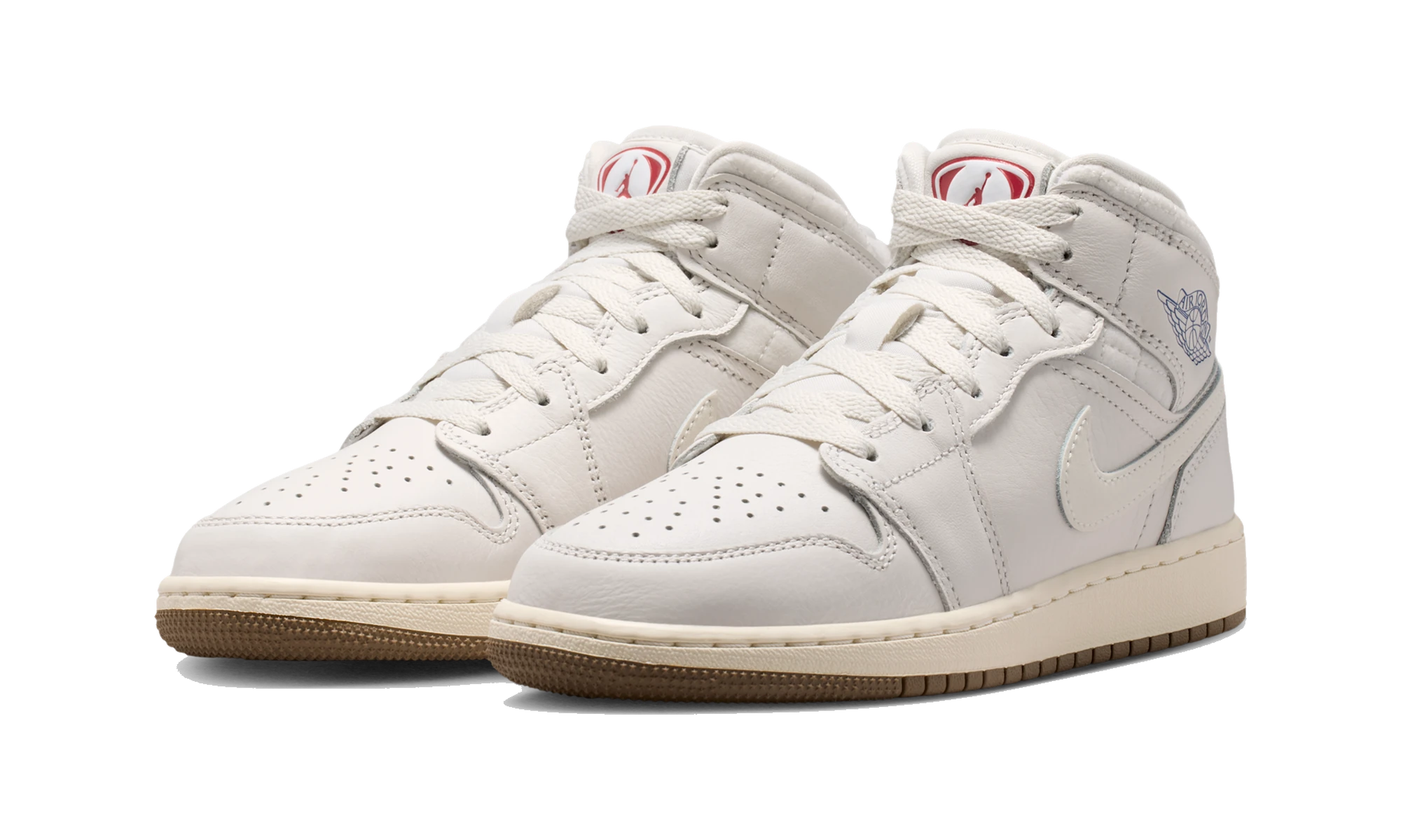 Air Jordan 1 Mid SE Phantom/Gum Dark Brown/Infrared 23/Sail
