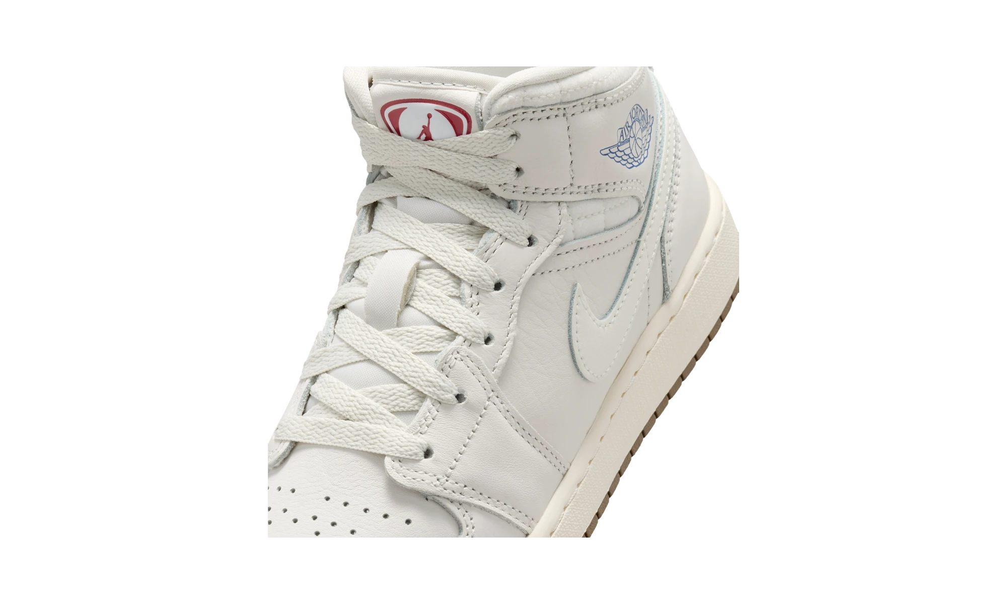 Air Jordan 1 Mid SE Phantom/Gum Dark Brown/Infrared 23/Sail
