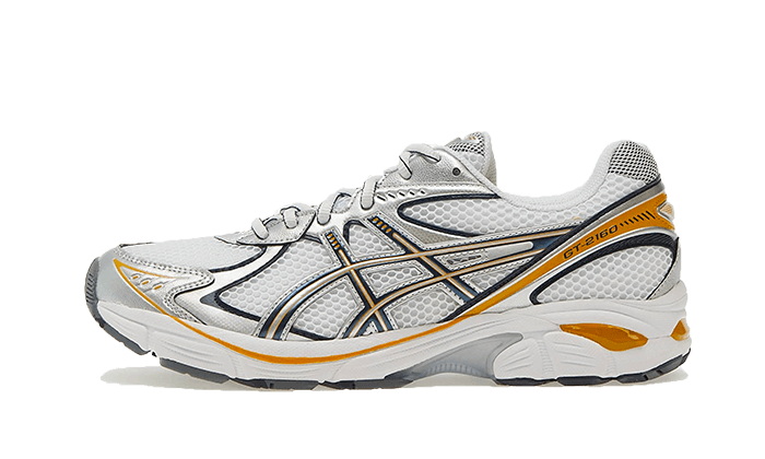 ASICS GT-2160 White Pure Silver Gold, White/Pure Silver (1203A275-102)