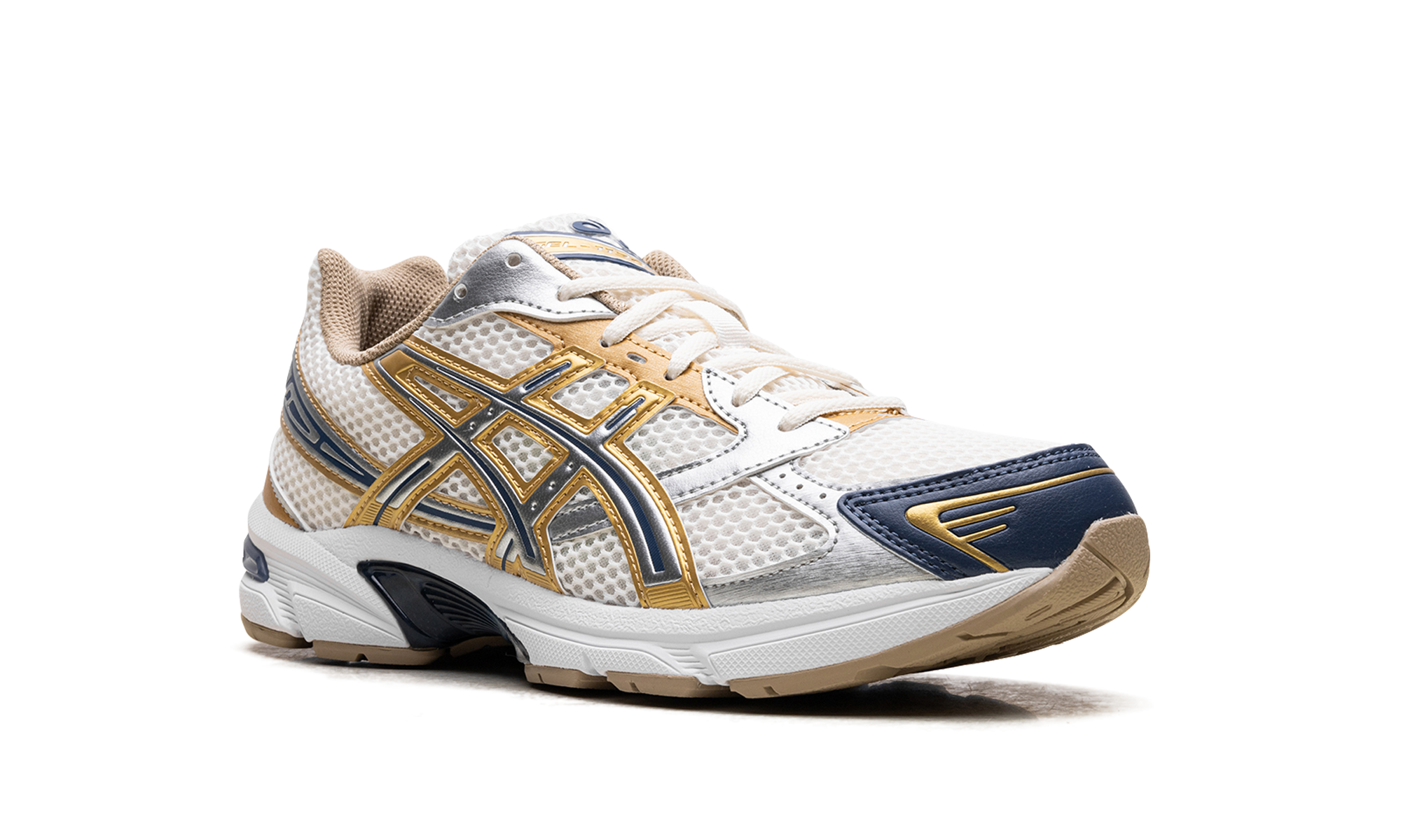 ASICS Gel-1130 Cream Pure Silver Gold Blue