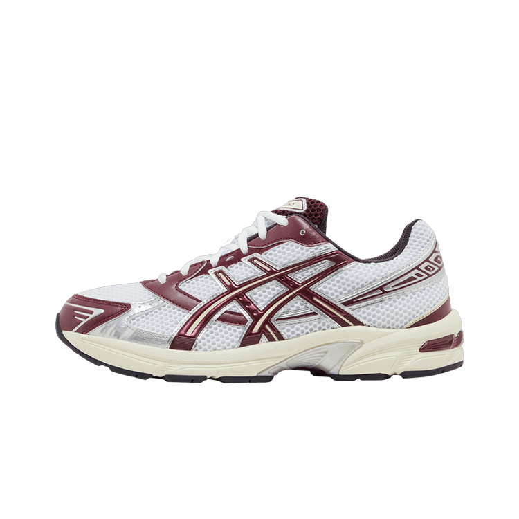 ASICS Gel-1130 White Maroon Banner, White/Maroon Banner (1203A685-100)