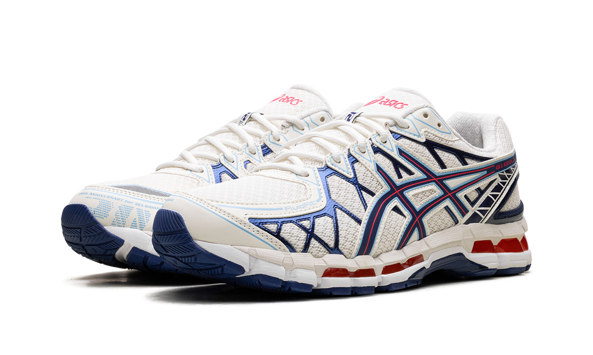 ASICS Gel-Kayano 20 Cream Blue Red