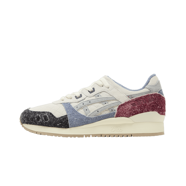 ASICS Gel-Lyte III Remastered Kith Seoul, Off-White/Black/Chambray/Red (1201A847-100)