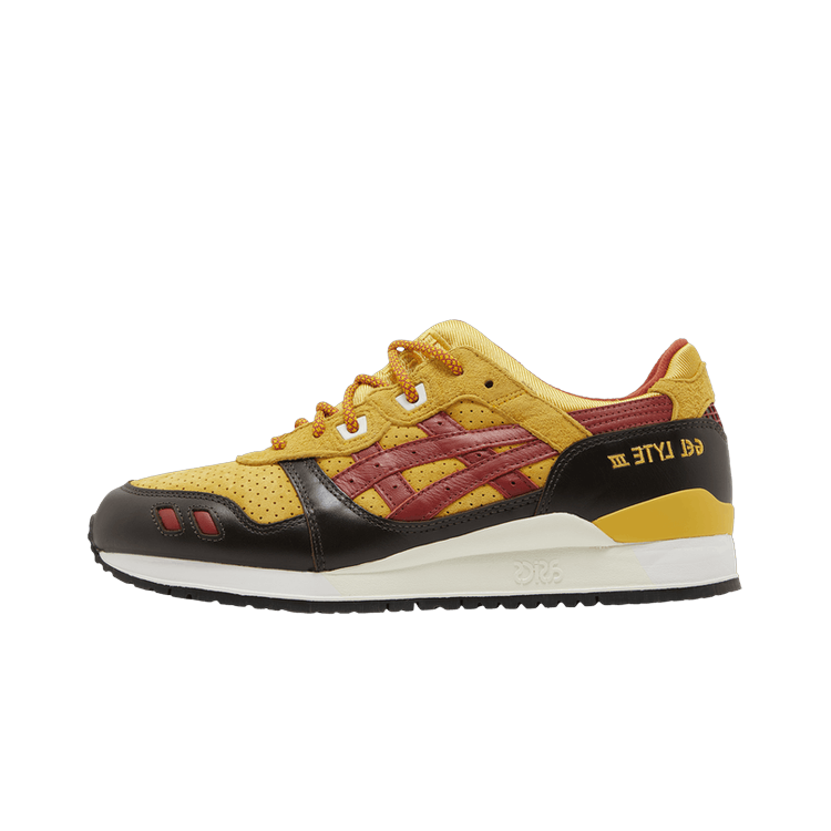 ASICS Gel-Lyte III '07 Remastered Kith Marvel X-Men Wolverine 1980 Opened Box (Trading Card Not Included), Yellow/Brown-Red (1201A957-750)